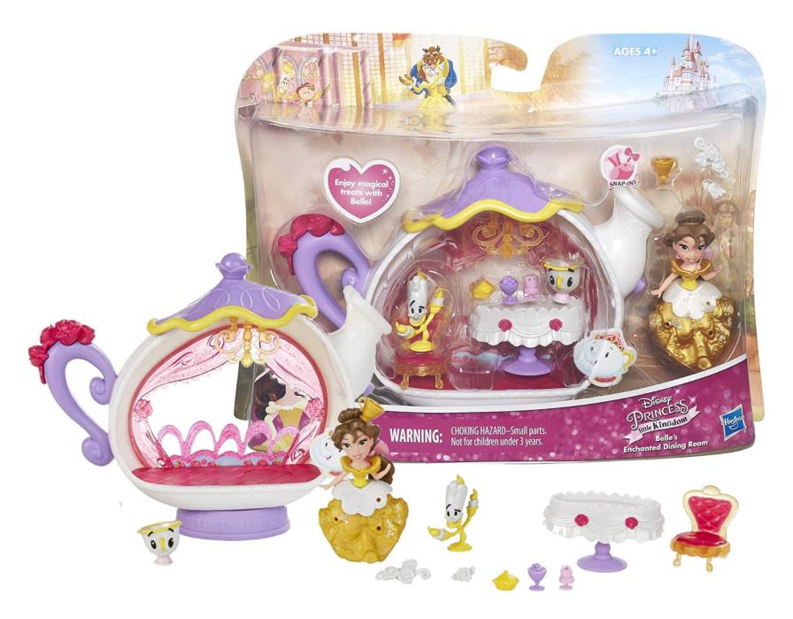 Disney Princess Little Kingdom Belle's Enchanted Dining Room New in Box