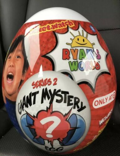 Ryan’s World Giant Mystery WHITE Egg Series 2 Figure Target Exclusive
