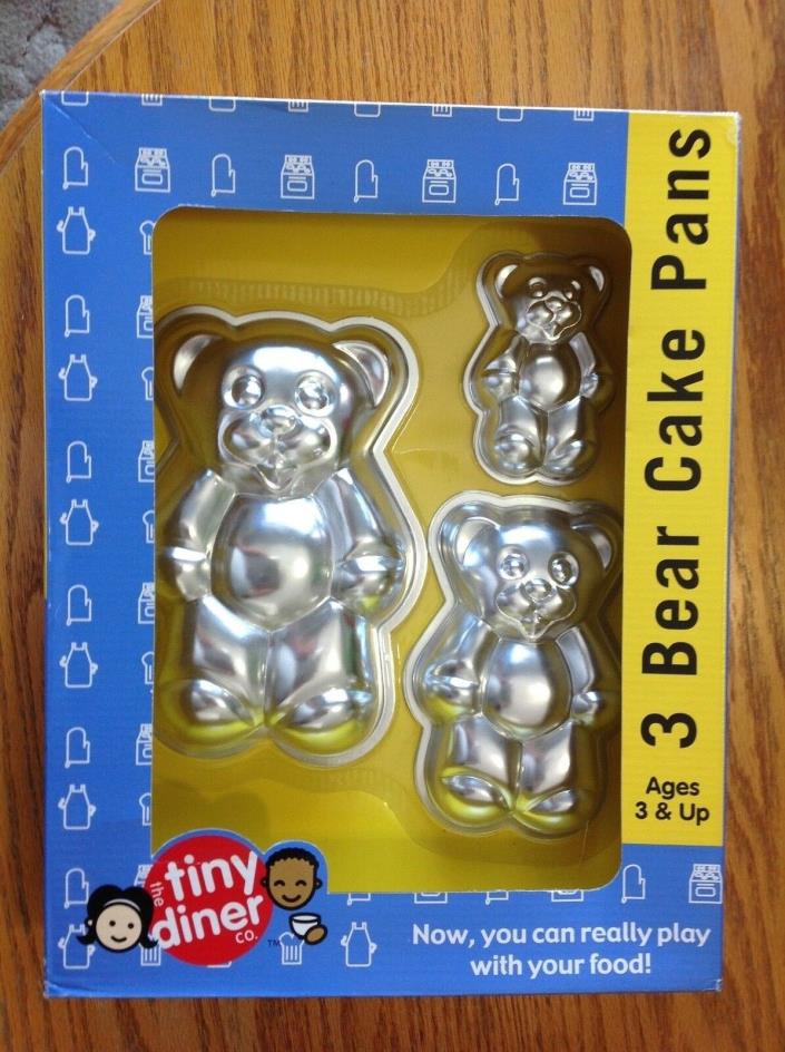 The Tiny Diner 3 Bear Toy Cake Pans