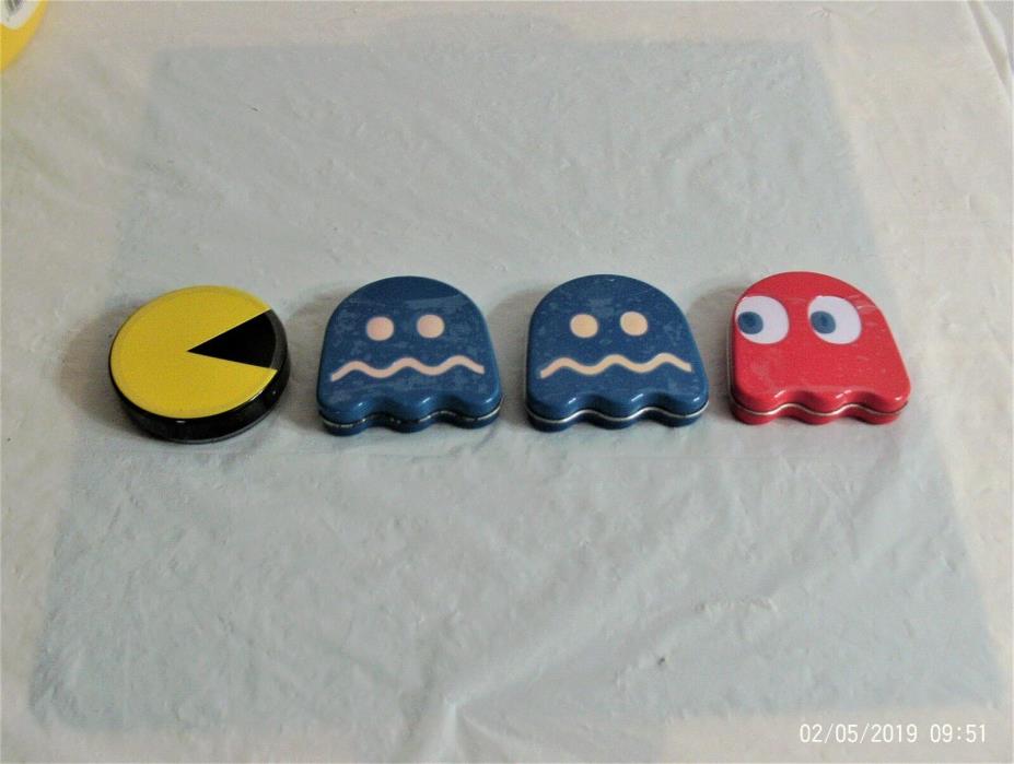 VINTAGE 1980'S PACMAN MS PACMAN  ***  CANDY CONTAINERS  ***  SUPER RARE !!! NEW