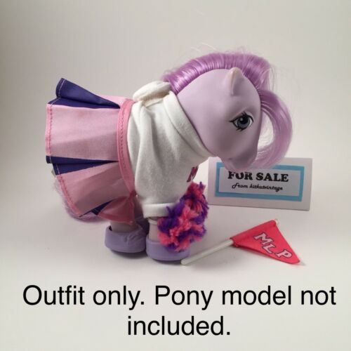 My Little Pony - POM POM PONY Cheerleader Pony Wear Outfit - Vintage G1 pennant