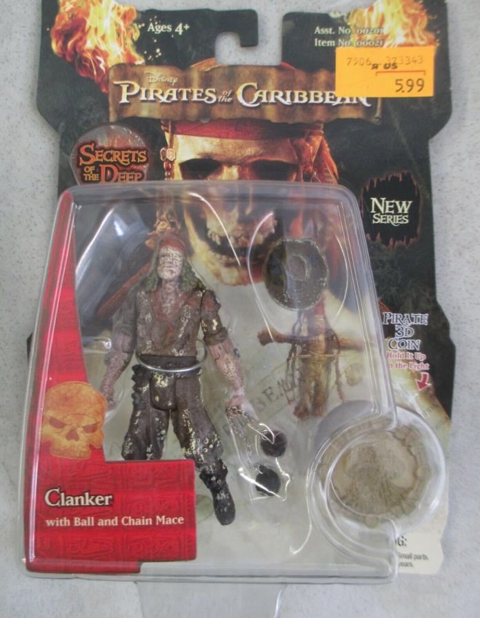 MOC 2007 PIRATES OF THE CARIBBEAN SECRETS OF THE DEEP CLANKER FIGURE W/ COIN