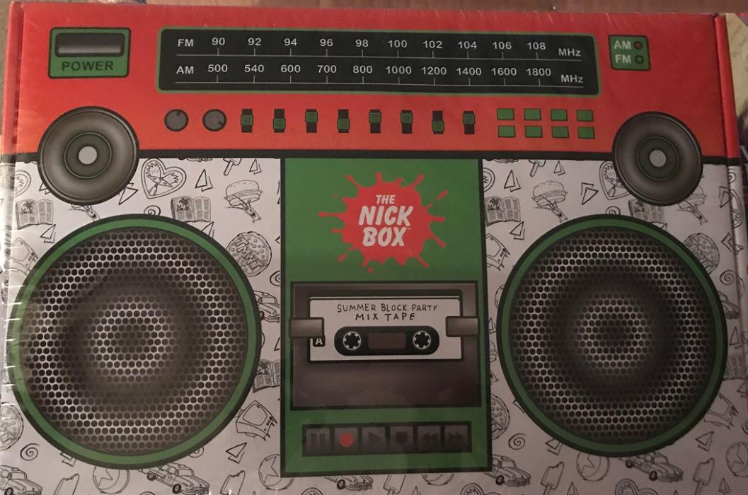 THE NICK BOX Summer 2017 Block Party Size Large NEW SEALED