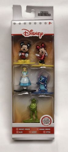 New Nano Metalfigs Disney 5 pack Figure Collectors Set Die-Cast (New)