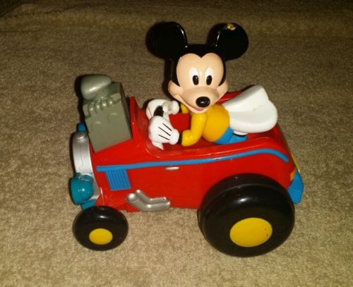 Mattel 2000 Mickey Mouse driving a car