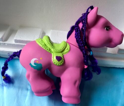 Large Bright My Little Pony With Hair Plats