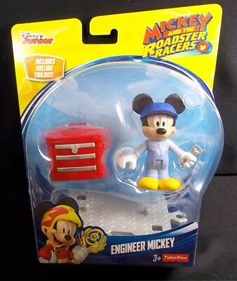 Fisher Price Mickey Mouse Roadster Racers Engineer Mickey NEW