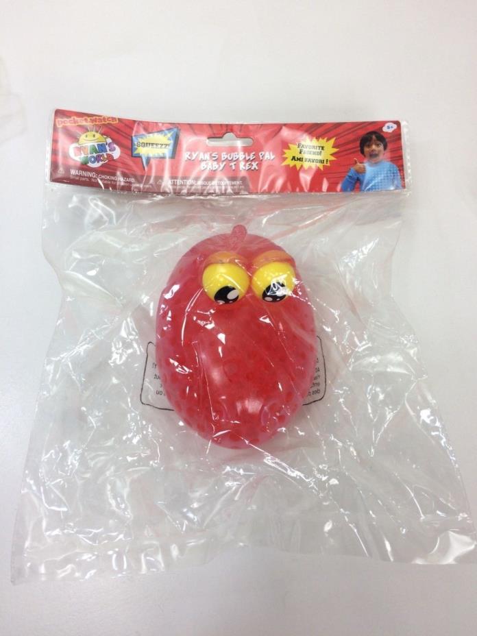 Ryan’s World Toy Review ORB Bubble Pal Baby T Rex Squishy Brand NEW Sealed!