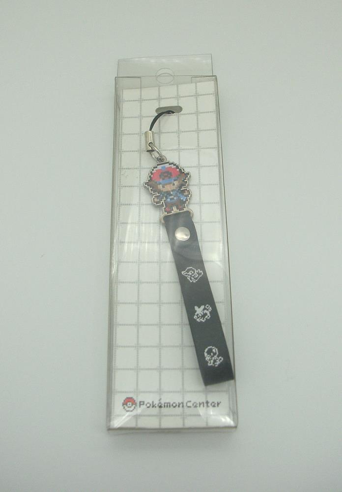 Pokemon Center Dot Sprite promotion Hilbert metal keychain charm strap figure 3