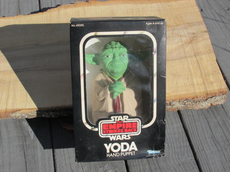 1980 Vintage Star Wars YODA HAND PUPPET Mint In SEALED Box MISB Never Opened AFA
