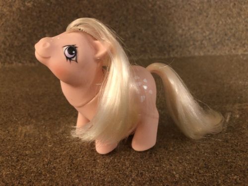 My Little Pony Vintage 1984 Baby Cotton Candy G1 Pink Hair Horse