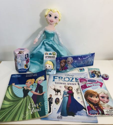 Frozen Elsa Ana Disney Princess Topsy Turvy Plush Flip Doll Gift Lot More!!