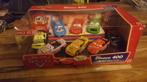 Disney Pixar Cars Dinoco 400 Gift Set 8 Diecast Cars New HTF Target Exclusive