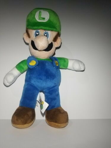 Nintendo Super Mario Bros LUIGI stuffed Plushie Toy