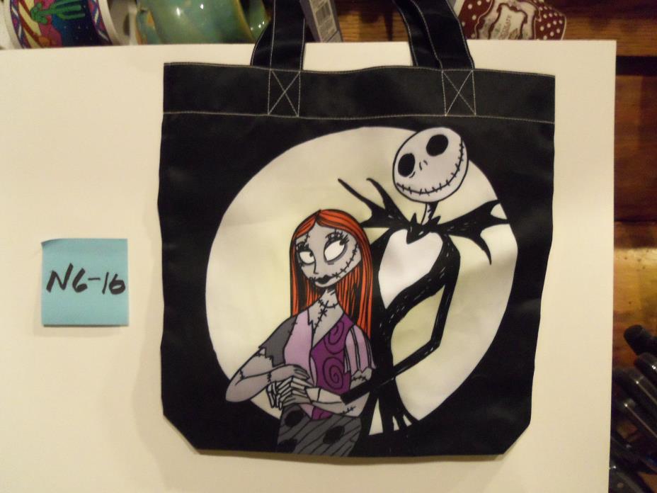 Disney Jack Skellington Nightmare Before Christmas Twill Treat Sack Tote Bag