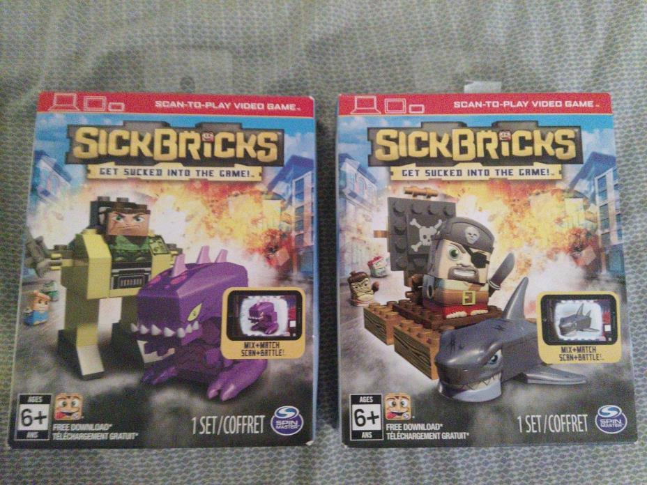 New! Sick Bricks 2 Different Box Sets