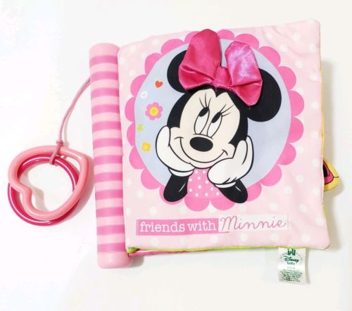 Disney Baby Friends With Minnie Mouse Soft Developmental Flip Book