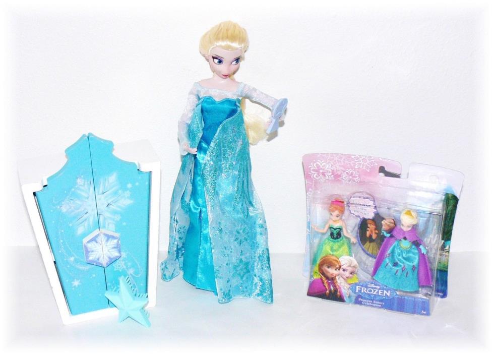 Frozen Anna Elsa Polly Pocket 2 Dolls, Elsa 12