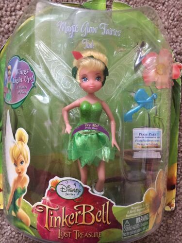 Disney Fairies Tinker Bell Magic Glow Tink Fairy Light up Wings New In Box! HTF!
