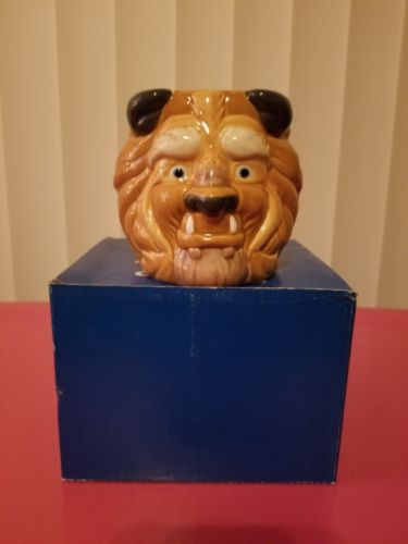 Beauty and the Beast Beast Figural mug 3D cup Disney Applause BNIB
