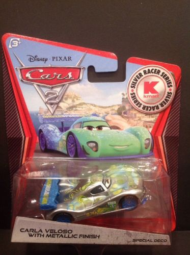 NEW Disney Pixar Cars Carla Veloso w/ Metallic Finish Silver Racer Series Kmart