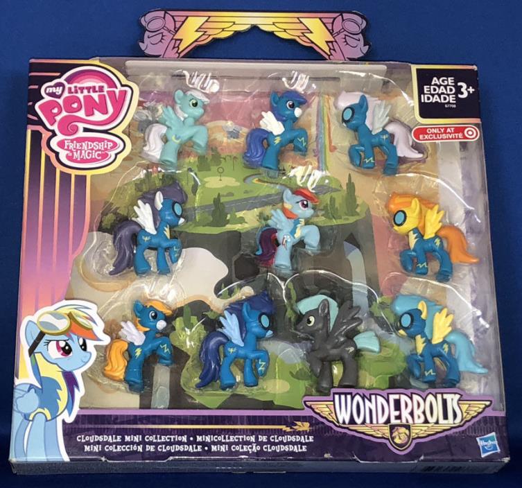 My Little Pony Wonderbolts Cloudsdale Mini Collection 10 pcs Target Exclusive