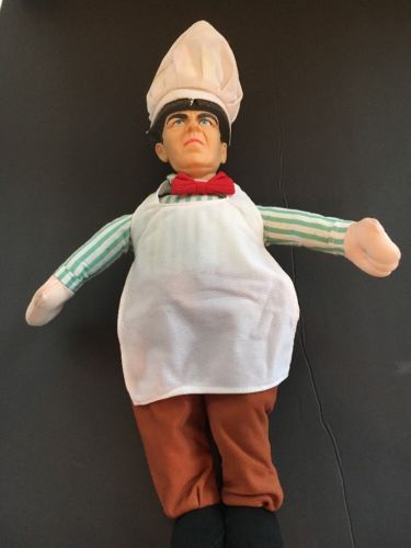 Good Stuff LLC  Three 3 Stooges Plush Doll Cook Chef  Outfit 16”