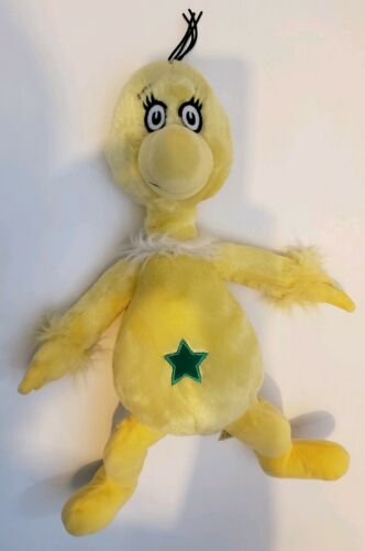 Kohls Cares Dr. Seuss Yellow STAR BELLY SNEETCH Soft Plush Stuffed Doll 17