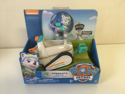Paw Patrol Everest's Rescue Snowmobile, Vehicle and Figure NEW In Box