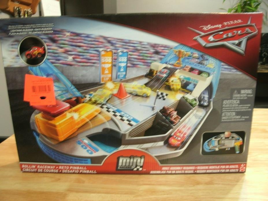 Disney Pixar Rollin' Raceway Playset Mini Racers FPR05 Mattel Brand New Sealed