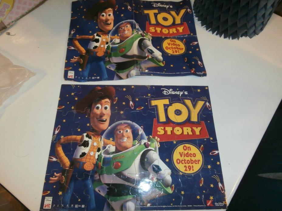 vintage toy story puzzle reversible promotion for the movie