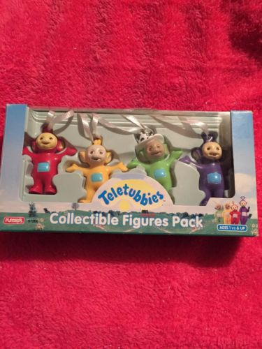 Teletubbies Collectible Figures Pack Playskool 57266 New in Box Set of 4 1998 A2