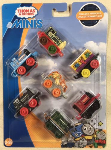 Thomas & Friends Minis 7 Pack POP ART Cargo Car Monkey Camo Robot New In Box