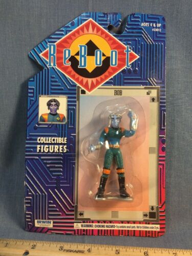1995 Irwin ReBoot Collectible Mini PVC Figures 3” Guardian Bob
