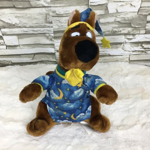 Scooby Doo Cartoon Network Stuffed Plush Nighttime Night Shirt Cap Bedtime 19