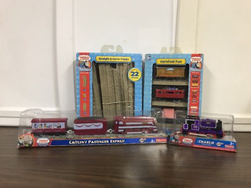 Thomas The Train Caitlin’s Passenger Express, Charlie, Carnival Fun & Tracks Lot