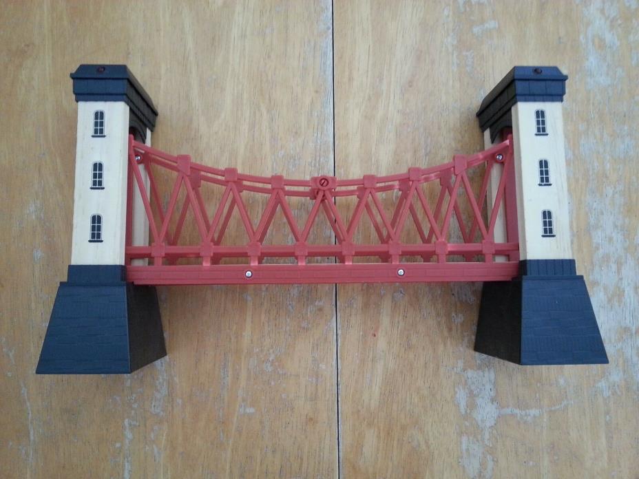 Compatible Thomas and friends wooden trains. Suspension bridge with lights sound