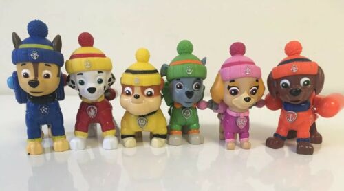 Paw Patrol The Great Snow Rescue Arctic Pups Complete Set Lot Chase Marshall Sky
