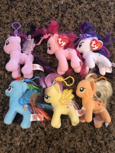 My Little Pony TY Friendship is Magic - Lot of 6 friends - 4
