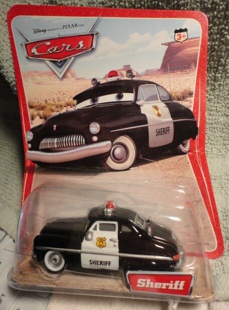Disney Pixar Cars ~ Original Desert Card ~ Sheriff #H6409 ~ MIP