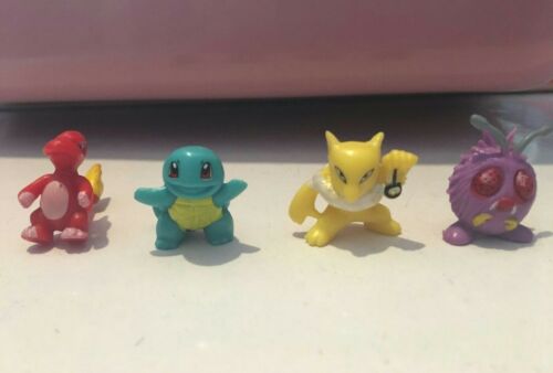 Lot of 4 Rare Pokemon Monster Figures Hypno, Squirtle, Venonat, Charmeleon