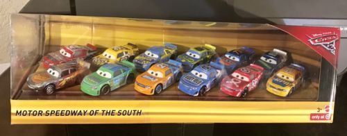 Mattel Disney Pixar Cars Motor Speedway Of The South 12-pack