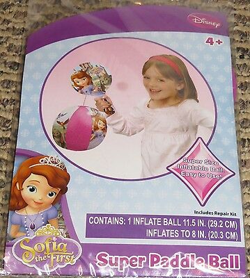 Disney Sofia the First Super Size Inflatable Paddle Ball 4+