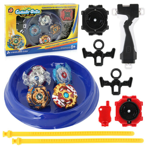 XD168-6A Kids Gyro Toys Fight Battle Tops Beyblade With String Launcher Starter