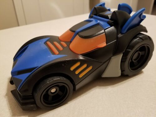2009 Mattel Imaginext Batmobile Motorized Batman Turn Key & Go Toy Car