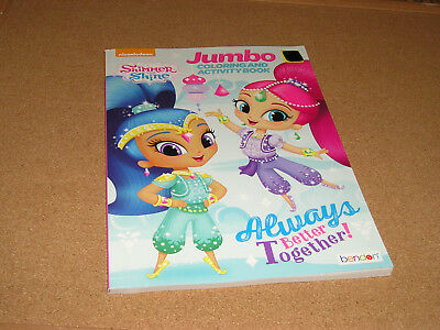 Shimmer & Shine JUMBO Coloring & Activity Book New. GREAT GIFT !! SUPER CUTE