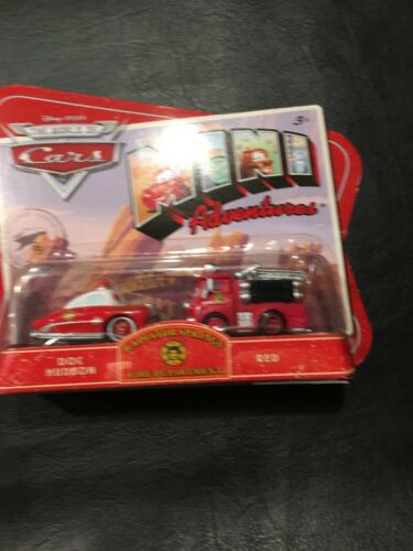 World of Cars Mini Adventures Radiator Springs Fire Department Doc Hudson & Red