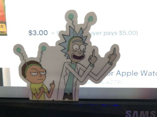 Rick and Morty Sticker - Peace among worlds - size is 3