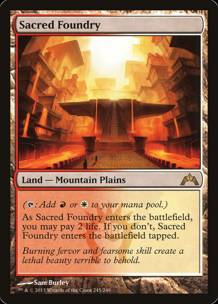 Sacred Foundry x1 Gatecrash MTG SP Condition Magic the Gathering