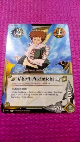 Naruto Collectible Card Game: Choji Akimiichi